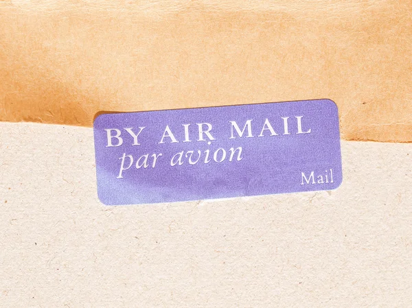 Airmail picture vintage — Stock Photo, Image