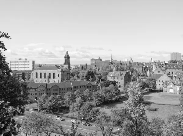 Preto e branco Glasgow — Fotografia de Stock