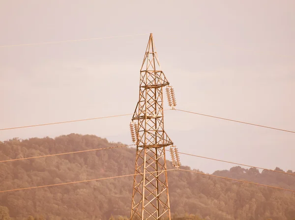 Línea de transmisión vintage — Foto de Stock