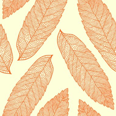 yaprak iskelet desen