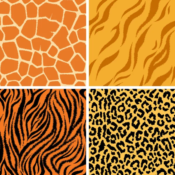 Animals Seamless Pattern — Stock Vector