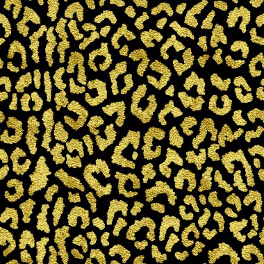 Altın leopar desen
