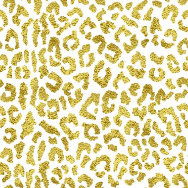 Altın leopar desen
