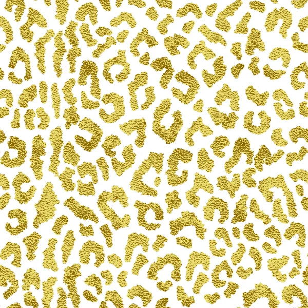 Gold leopard pattern — Stock Vector