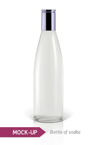 Бутылка водки-макета — стоковый вектор