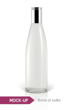Mockup votka şişe