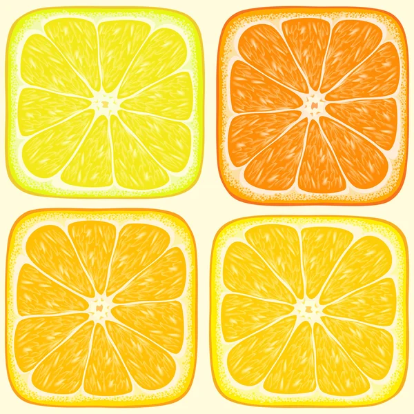Orange mönster — Stock vektor