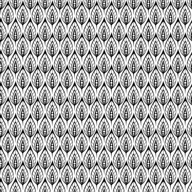 Yapraklı kusursuz desen