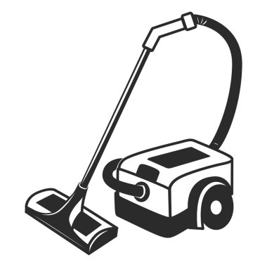 vektör elektrikli süpürge simgesi 