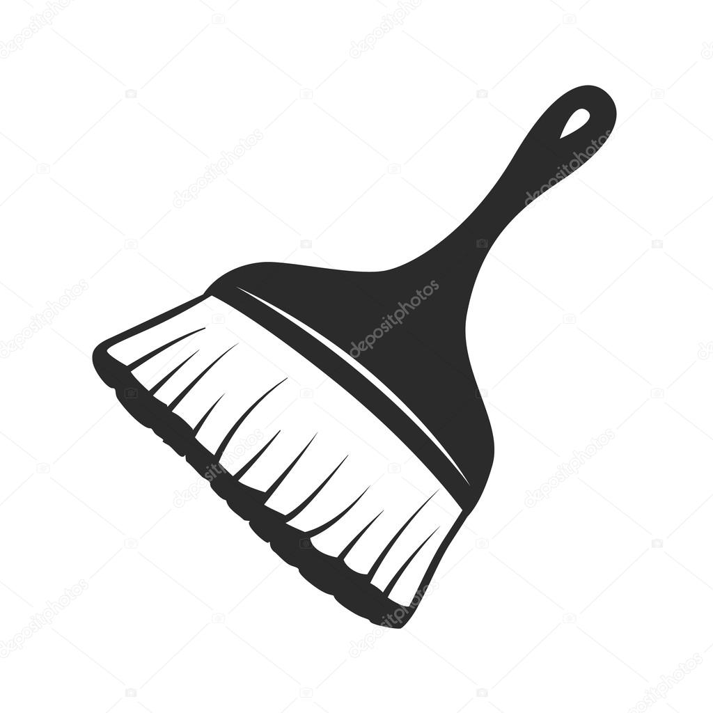 icono de vector de escoba — Vector de stock © D0r0thy 97544566