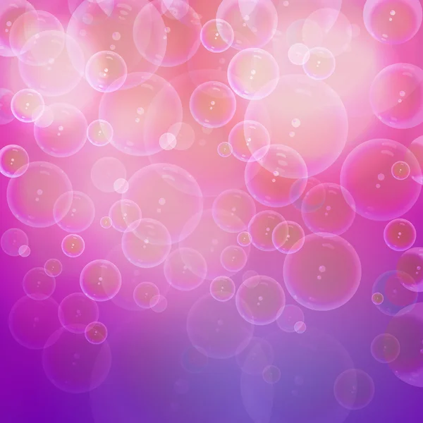 Illustration vectorielle des bulles brillantes — Image vectorielle