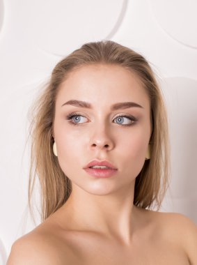 romantik güzel bir Bayan portresi