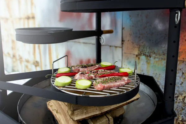 Syrové maso připravené k vaření — Stock fotografie