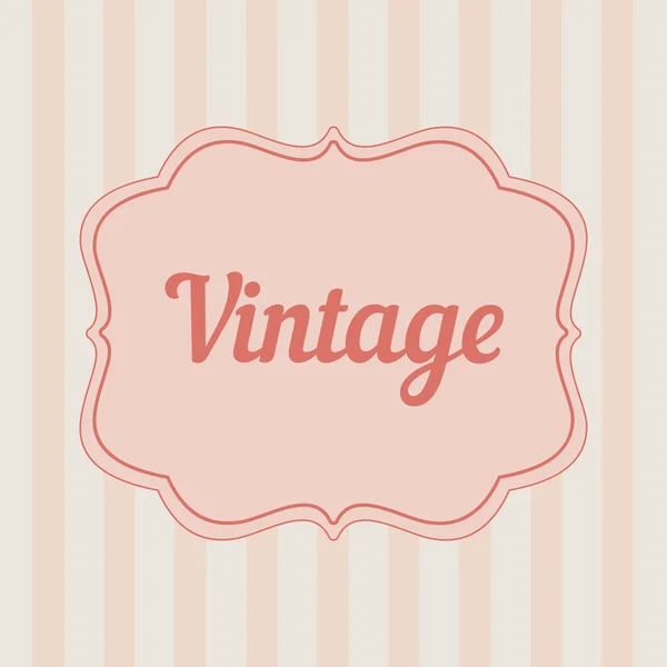 Vintage card template. Vector illustration background — Stock Vector