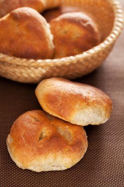 Ev yapımı küçük ekmekler