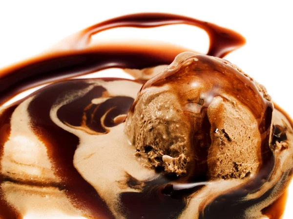 Chocolate ice cream — Stock Photo, Image