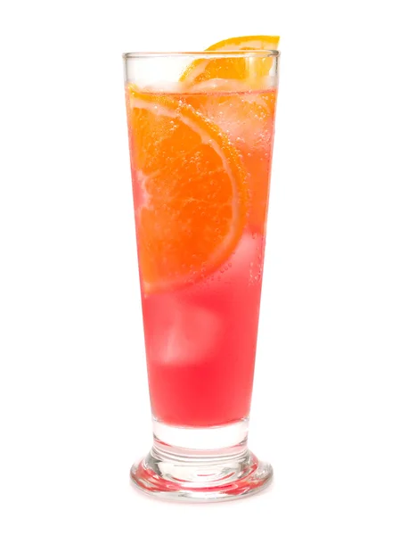 Fresh cocktail on white — Stock Photo, Image