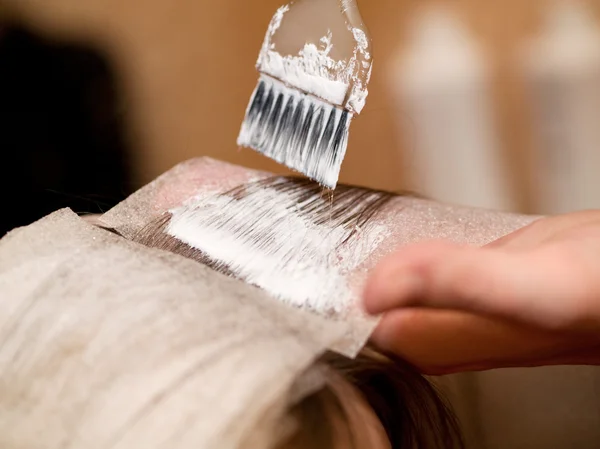 Mujer pelo para colorear —  Fotos de Stock