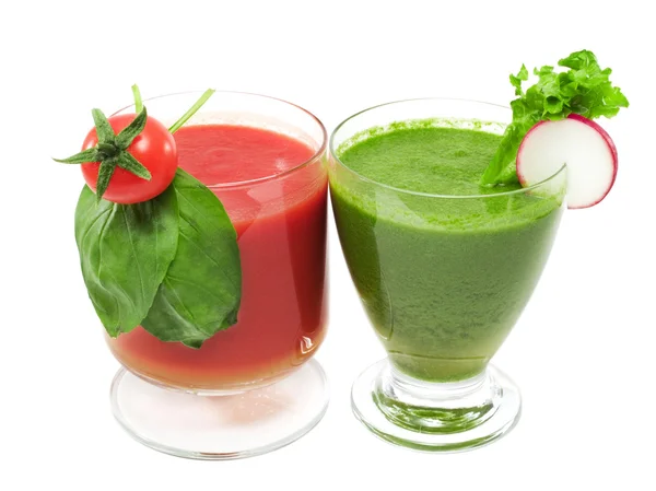 Tomato and green salad  cocktails — Stock Photo, Image