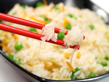 Sebzeli Çin pilavı.