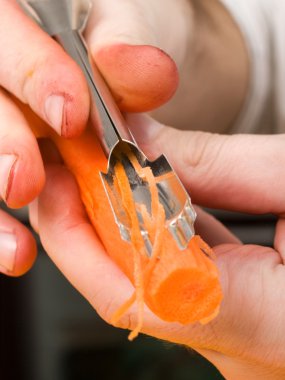 Gıda oyma yakın çekim