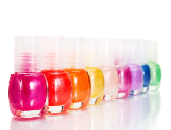 Nail polish on white — Stock Photo, Image