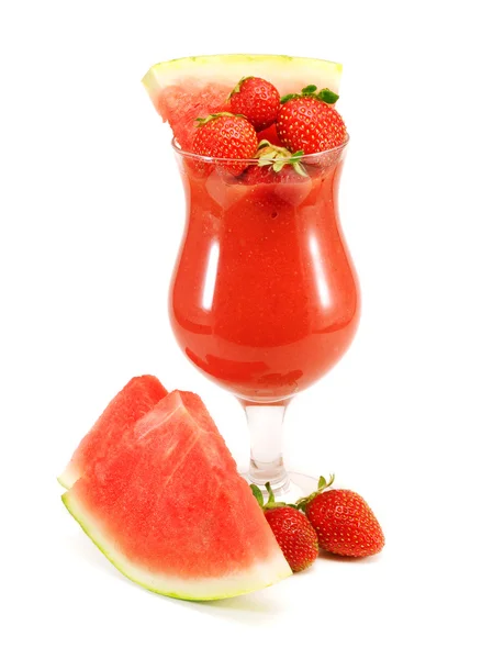 Strawberry and Watermelon Smoothie — Stock Photo, Image