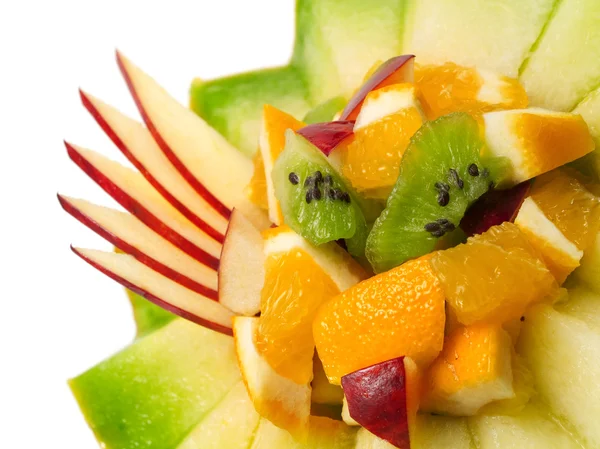 Fruit Salad in Melon — Stock Photo, Image