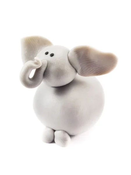 Słoń z gliny — Zdjęcie stockowe