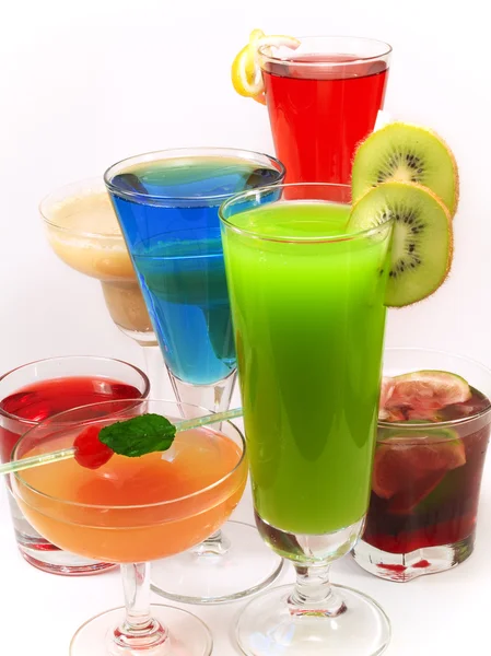 Color cocktails set — Stock Photo, Image