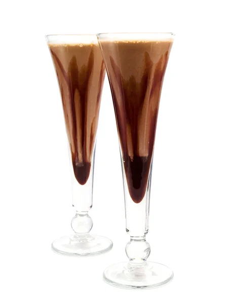 Chocolate Milkshakes cocktail — Stock Photo, Image