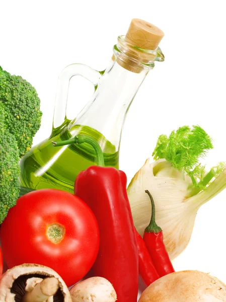 Ingredients for Preparing Salad — Stock Photo, Image