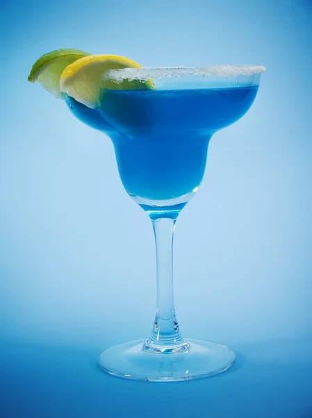 Blauwe margarita cocktail — Stockfoto