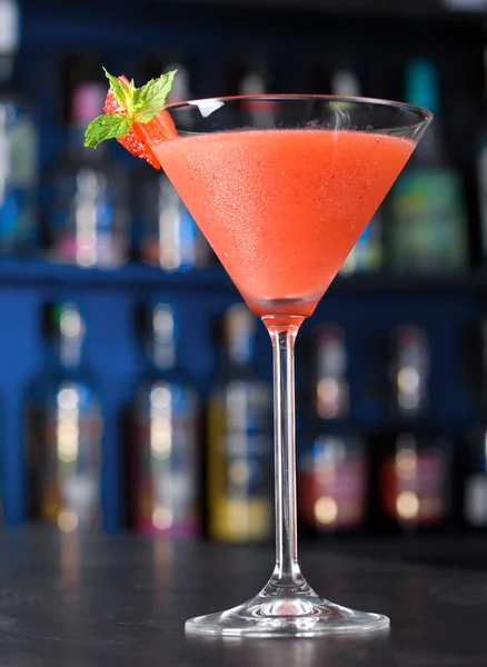 Erdbeer-Daiquiri-Cocktail — Stockfoto