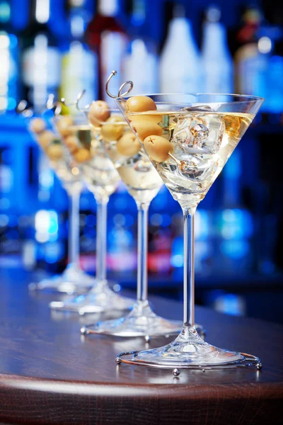 Martini cocktail nel bar — Foto Stock