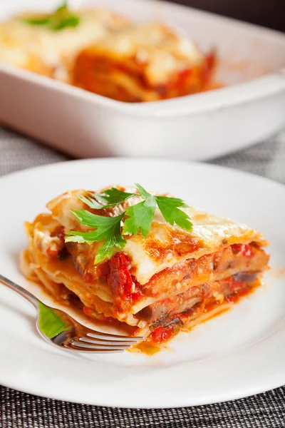 Tipikus olasz lasagna — Stock Fotó