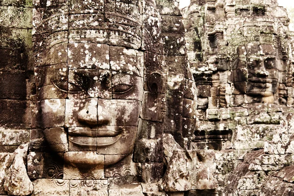 Bajonový chrám v angkor wat, Kambodža — Stock fotografie