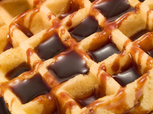 Gaufre au chocolat — Photo