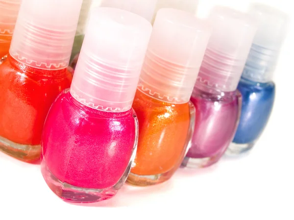 Colorful Nail Polishes — Stock Photo, Image