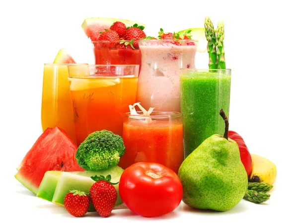 Healthy smoothies collection — Stock Photo, Image