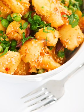 Susam ve Salantro ile patates