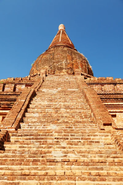 Αρχαία παγόδα σε bagan, myanmar — Φωτογραφία Αρχείου