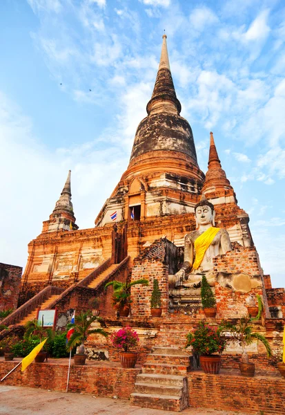 Wat Yai Chaimongkhon, Ayuthaya — Foto de Stock