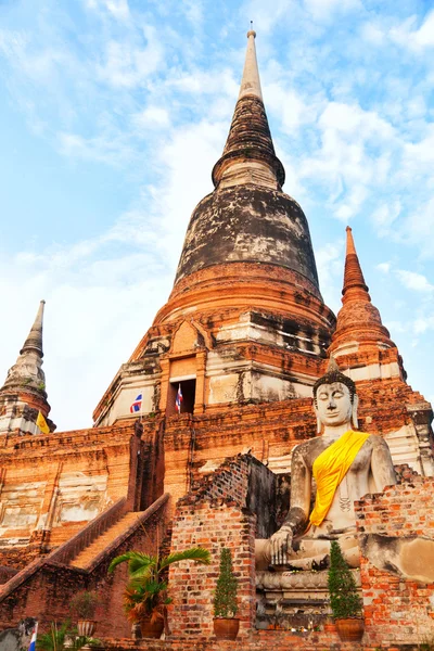 Wat Yai Chaimongkhon, Ayuthaya — Foto de Stock