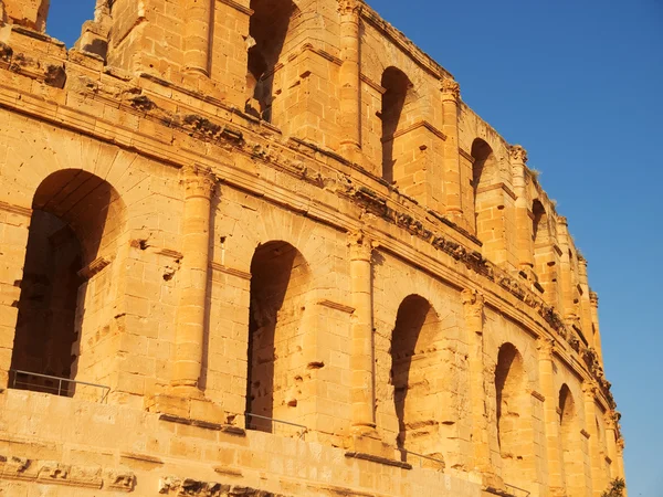 El Djem Kolosea, Tunisko — Stock fotografie