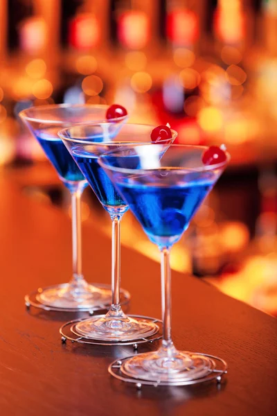 Colección de cócteles - Blue Martini —  Fotos de Stock