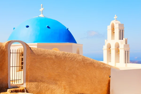 Fira, Santorini kilisede — Stok fotoğraf