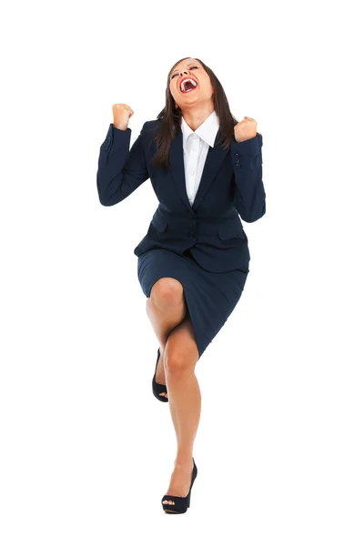 Young Excited Businesswoman Royalty Free Stock Images