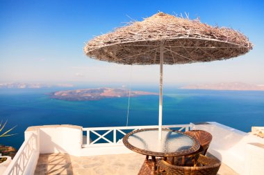 Oia, Santorini beldesinde yaz