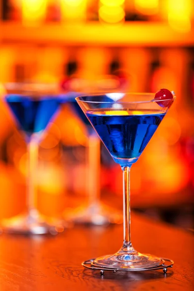 Collection Cocktails - Martini bleu — Photo